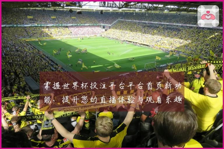 掌握世界杯投注平台平台首页新功能，提升您的直播体验与观看乐趣